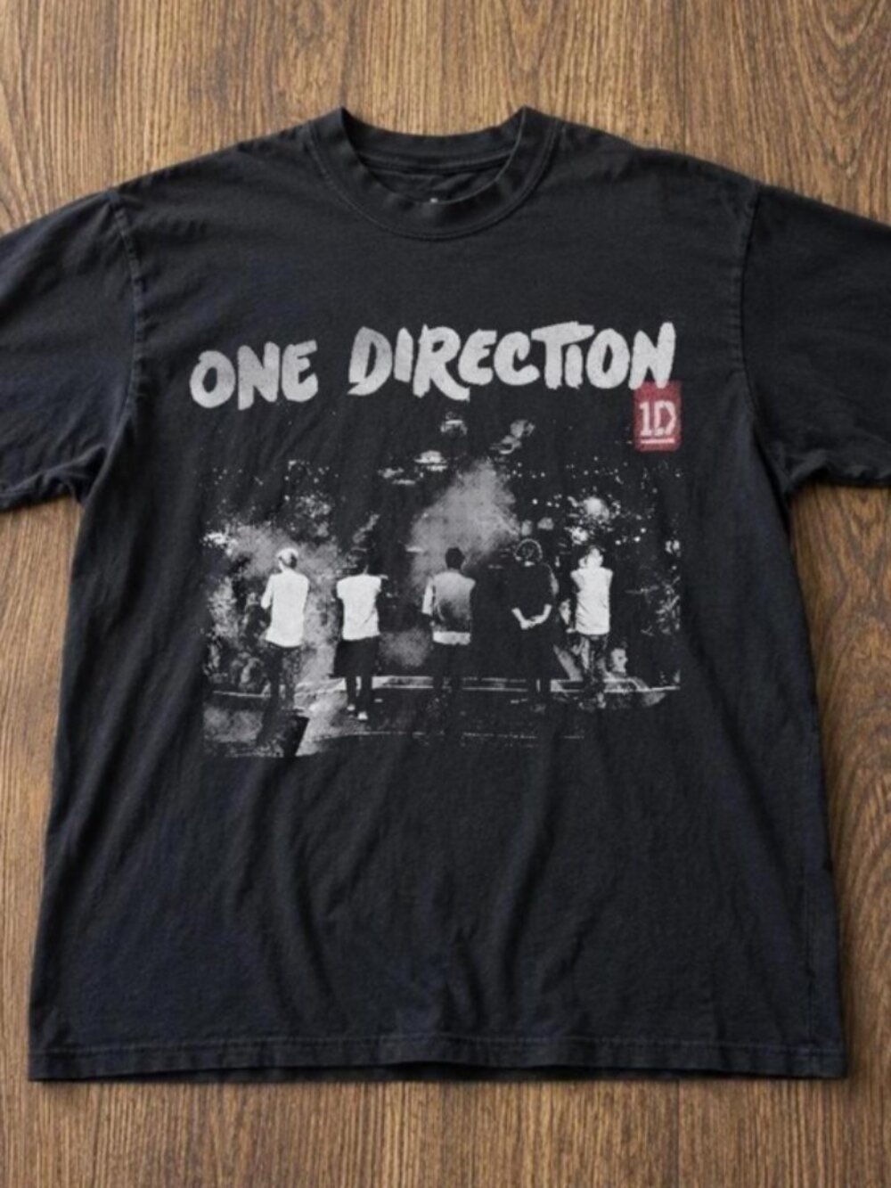 One Direction Band Black Graphic T-Shirt